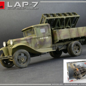 Modellino model kit di montaggio mezzi militari tank Miniart  SOVIET ROCKET LAUNCHER LAP-7 KIT 1:35 guerra