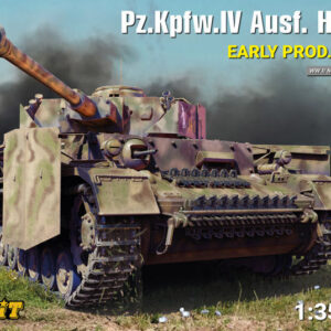 Modellino model kit di montaggio tank PZ.KPFW.IV AUSF.H VOMAG EARLY PRODUCTION KIT 1:35 guerra