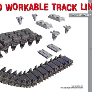 Modellino model kit di montaggio mezzi militari tank Miniart  WE210 WORKABLE TRACK LINK SET KIT 1:35 guerra