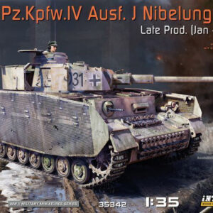 Modellino model kit di montaggio veicoli militari tank PZ.KPFW.IV AUSF.JNIBELUNGENWERK LATE PROD.(JAN.FEB.1945) KIT 1:35 guerra
