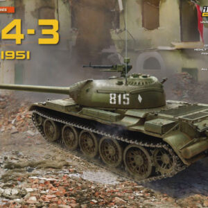 Modellino model kit di montaggio tank T-54-3 SOVIET MEDIUM TANK MOD.1951 1:35 guerra