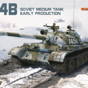 Modellino model kit di montaggio mezzi militari tank Miniart  T-54B SOVIET MEDIUM TANK EARLY PRODUCTION WINTERIOR KIT 1:35 guerra