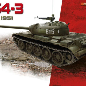 Modellino model kit di montaggio mezzi militari tank Miniart  T-54-3 SOVIET MEDIUM TANK Mod 1951 KIT 1:35 guerra