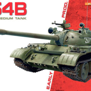 Modellino model kit di montaggio mezzi militari tank Miniart  T-54B SOVIET MEDIUM TANK EARLY PRODUCTION KIT 1:35 guerra