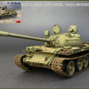 Modellino model kit di montaggio mezzi militari tank Miniart  T-55A LATE MOD.1965  KIT 1:35 guerra