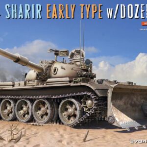 Modellino model kit di montaggio mezzi militari tank Miniart  TIRAN 4 SHARIR EARLY TYPE WDOZER BLADE KIT 1:35 guerra