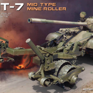 Modellino model kit di montaggio mezzi militari tank Miniart  KMT-7 MID TYPE MINE-ROLLER KIT 1:35 guerra