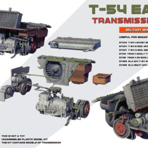 Modellino model kit di montaggio mezzi militari tank Miniart  T-54 EARLY TRANSMISSION SET KIT 1:35 guerra