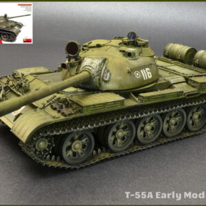Modellino model kit di montaggio mezzi militari tank Miniart  T-55A EARLY MOD.1965 KIT 1:35 guerra