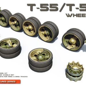Modellino model kit di montaggio mezzi militari tank Miniart  T-55T-55A WHEELS SET KIT 1:35 guerra