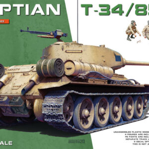 Modellino model kit di montaggio mezzi militari tank Miniart  EGYPTIAN T-3485 WCREW KIT 1:35 guerra