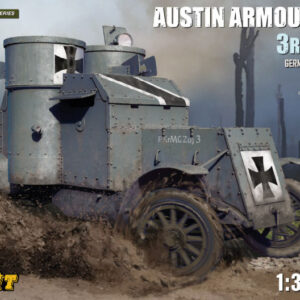 Modellino model kit di montaggio mezzi militari tank Miniart  AUSTIN ARMOURED CAR 3rd SERIES GER.AUS-HUN.FIN.SERVICE INTER.K KIT 1:35 guerra