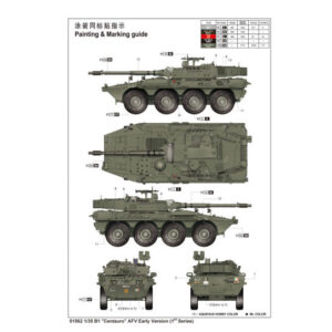 Modellino model kit di montaggio mezzi militari tank Trumpeter  CARRO CENTAURO KIT 1:35 guerra