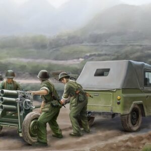 Modellino model kit di montaggio mezzi militari tank Trumpeter  MILITARY JEEP TYPE 63 107 mm ROCKET LAUNCHER KIT 1:35 guerra