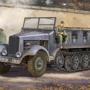 Modellino model kit di montaggio mezzi militari tank Trumpeter  CAMION CINGOLATO GERMAN SD.KFZ.6 HALBKETTENZ.PIONIER.KIT 1:35 guerra