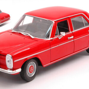 Modellino auto scala 1:24 MERCEDES 220 W115 diecast modellismo collezione red