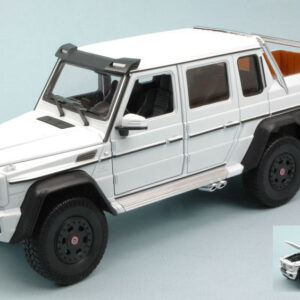Modellino auto scala 1:24 MERCEDES AMG G63 6x6 diecast jeep modellismo bianco