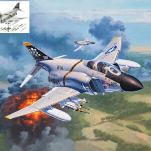 Modellino aerei modellismo kit montaggio Revell  F-4J PHANTOM II KIT 1:72