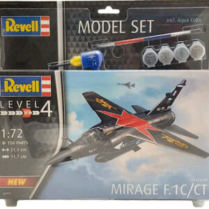 Modellino aerei modellismo kit montaggio Revell  MIRAGE F-1 CCT MODEL SET KIT 1:72