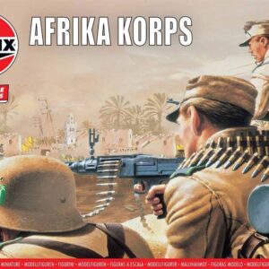 Modellino soldati model kit modellismo diorami Airfix  WWII AFRIKA CORPS KIT 1:76