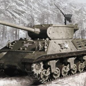 Modellino model kit di montaggio carri armati tank Academy  M36B2 US ARMY BATTLE OF THE BULGE KIT 1:35