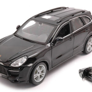 Modellino auto scala 1:24 Burago PORSCHE CAYENNE TURBO BLACK diecast modellismo