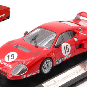 Modellino auto scala 1:43 Burago FERRARI 512 BB 1000 KM MONZA modellismo diecast
