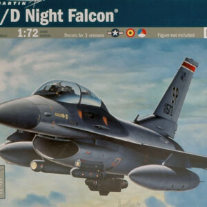Modellino aerei modellismo model kit montaggio Italeri  F 16 NIGHT FALCON KIT 1:72