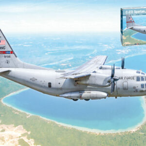 Modellino aerei modellismo model kit montaggio Italeri  C-27 JG 222 SPARTAN KIT 1:72