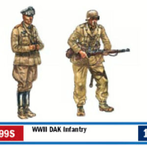 Modellino soldati model kit modellismo diorami Italeri  WWII DAK INFANTRY KIT 1:72