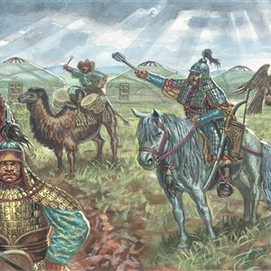 Modellino soldati model kit modellismo diorami Italeri  XIIIth CENTURY MONGOL CAVALRY KIT 1:72