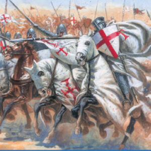 Modellino soldati model kit modellismo diorami Italeri  CAVALIERI TEMPLARI KIT 1:72