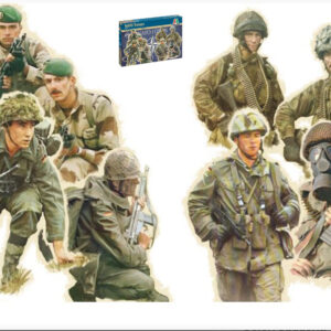 Modellino soldati model kit modellismo diorami Italeri  NATO TROOPS 1980s KIT 1:72