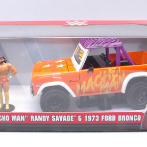 Modellino auto film movie scala 1:24 FORD BRONCO MACHO MAN FIGURE modellismo