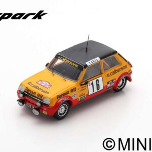 Modellino auto rally scala 1:43 Spark model RENAULT 5 ALPINE r5 rallye modellismo