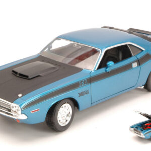 Modellino auto scala 1:24 Welly DODGE CHALLENGER TA diecast modellismo statico