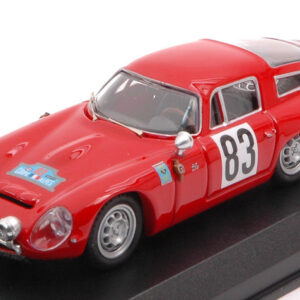 Modellino auto scala 1:43 Best ALFA ROMEO TZ1 COUPE DES ALPES 1964 modellismo
