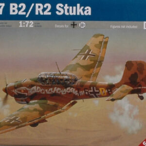 Modellino aereo model kit di montaggio Italeri  JU-87 B2R2 STUKA KIT 1:72 modellismo collezione