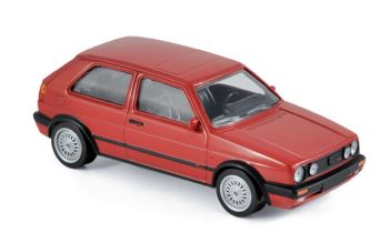 Modellino auto scala 1:43 Norev VW GOLF GTI serie 2 G60 diecast modellismo rosso