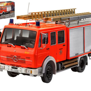 Modellino camion vigili del fuoco MERCEDES 1017 LF 16 POMPIERI model KIT 1:24