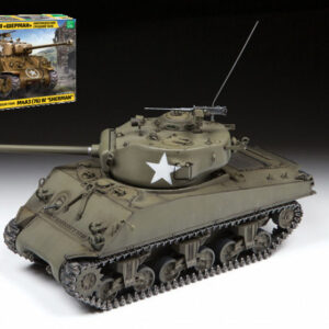 Modellino kit di montaggio carri armati tank Zvezda M4 A3 SHERMAN TANK KIT 1:35