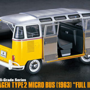 Modellino auto kit di montaggio modellismo Hasegawa VW T2 BUS van scala 1:24