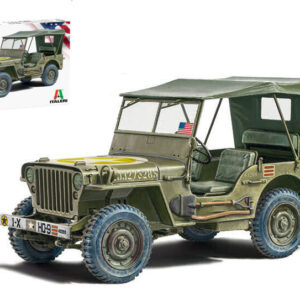 Modellino model kit di montaggio Italeri WILLYS JEEP MB modellismo scala 1:24