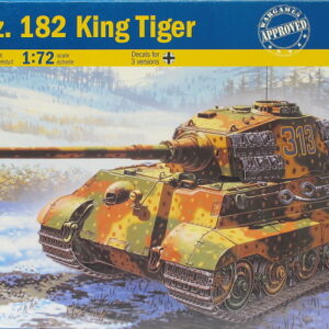 Modellino model kit mezzi militari Italeri KING TIGER KIT 1:72 modellismo