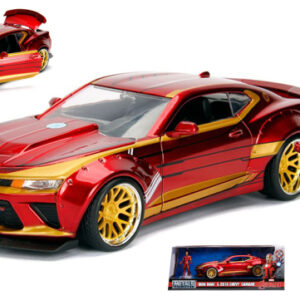Modellino auto film movie scala 1:24 IRON MAN CHEVY CAMARO diecast modellismo