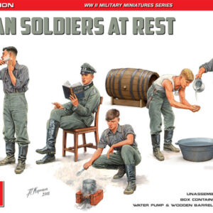 Modellino figure militari model kit montaggio soldati Miniart GERMAN SOLDIERS 1:35