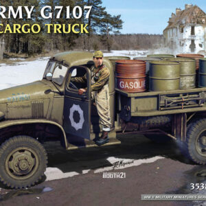 Modellino model kit camion auto US ARMY G7107 4x4 1,5t CARGO TRUCK 1:35 modellismo