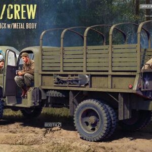 Modellino model kit di montaggio Miniart G7107 WCREW 1,5 t 4x4 CARGO TRUCK 1:35