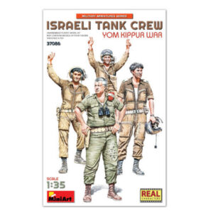 Modellino figure militari model soldati Miniart ISRAELI TANK CREW YOM KIPPUR WAR KIT 1:35