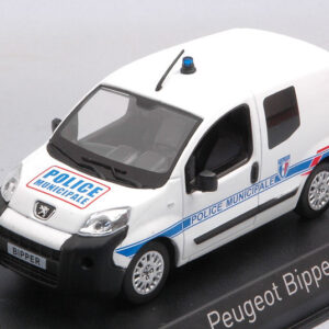 Modellino auto scala 1:43 Norev PEUGEOT BIPPER 2009 POLICE MUNICIPALE diecast